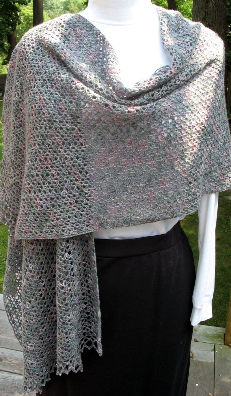 Ravelry: Shetland Triangle Lace Shawl pattern by Evelyn A. Clark